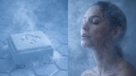 Let the breath + steam do the work.